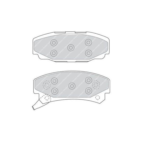 FERODO FDB921 Fren Balatası Cadillac Sevılle II 4.5 V8 87-90