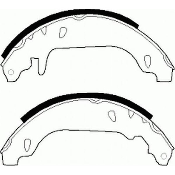 FERODO FSB243 Kampana Balata R21 Manager CLIO Twingo 180X42 