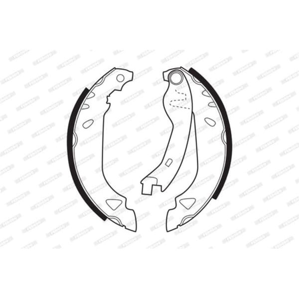 FERODO FSB263 Kampana Balata Tempra Tipo Punto 93- 180×32 