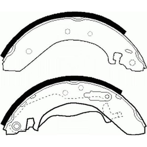 FERODO FSB271 Kampana Balata Civic IV 95-01 Concerto 89-99 / 25 99-05 45 99-05 200 95-00 400 95-00 /