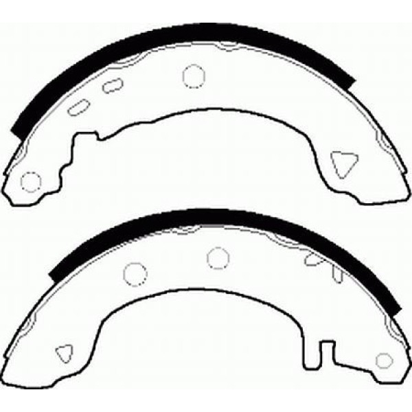 FERODO FSB401 Kampana Balata Marea Brava Bravo / 33 83- / R19 Express 203X38