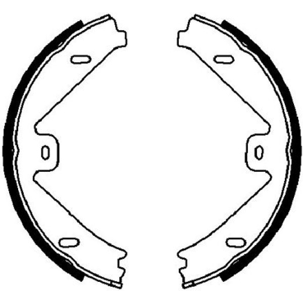 FERODO FSB4026 El Fren Balatası 180X25