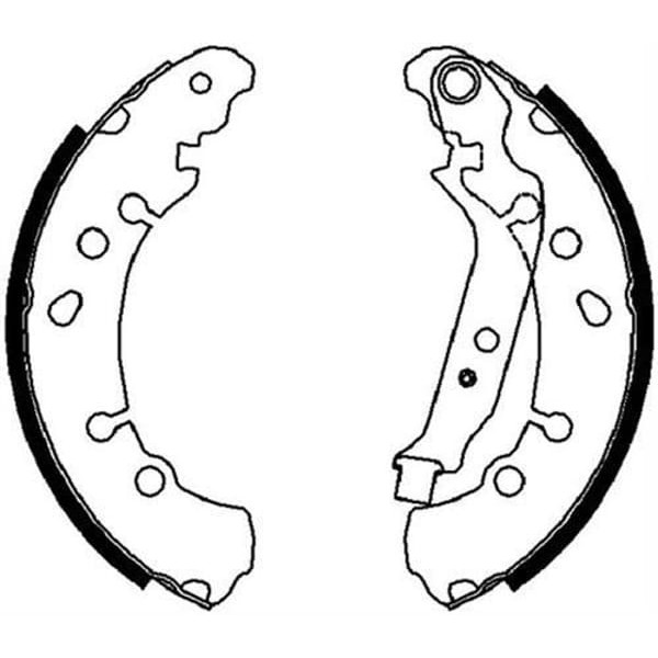 FERODO FSB4037 Kampana Balata Yaris 05-10 / Charade 11- 203X38