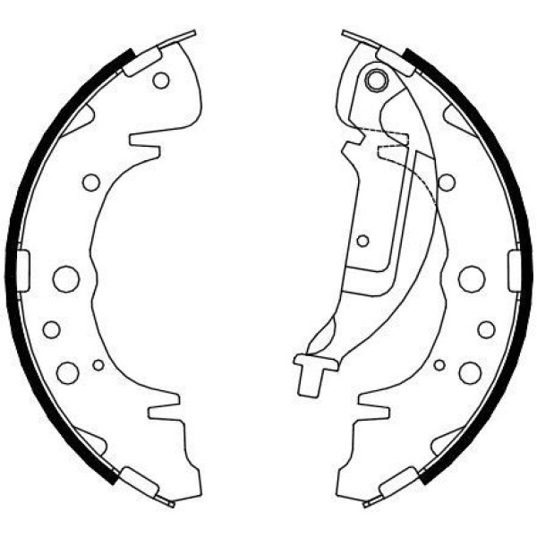 FERODO FSB4084 Kampana Balata Santafe 2.0 2.4 01-06 -Kıa Carnival 2.5 01- 254×57×55 Abssız 