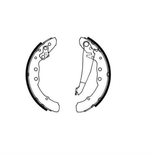 FERODO FSB409 Kampana Balata Golf III 91- Passat 88- Caddy II 95-04 / 80 100 / Inca 95- 230X40 