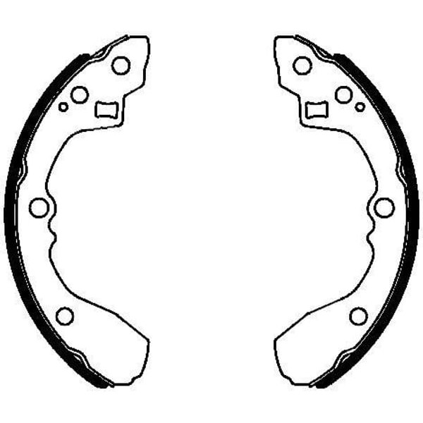 FERODO FSB4100 Kampana Balata Rio 1.3 1.5 16V 00-05 200X31 Gs8486 