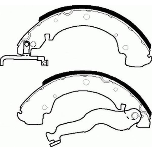 FERODO FSB428 Kampana Balata Transporter T4 Transporter T4 90- 268X56 