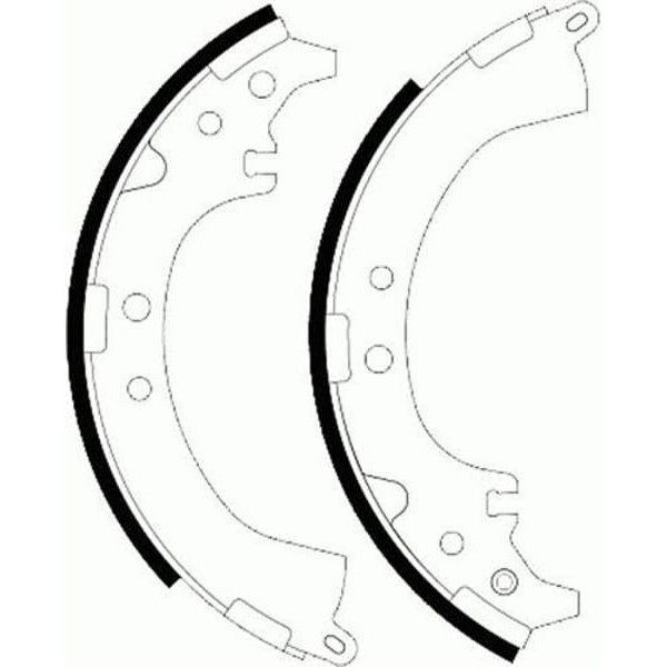 FERODO FSB564 Kampana Balata Camry 91-96 Rav4 94-05 / Terios 97-00 228X41 