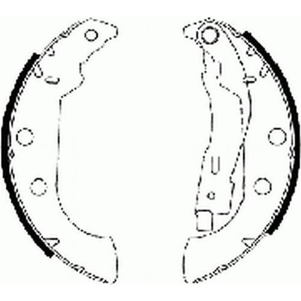 FERODO FSB575 Kampana Balata 306 93- 405 / Zx 91- Xsara 97-00 228X42 