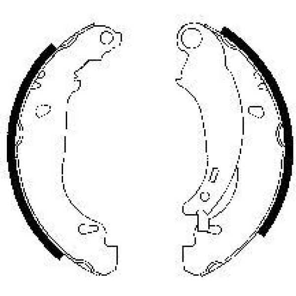 FERODO FSB576 Kampana Balata 206 - Te3 09- 206 98- 180X32