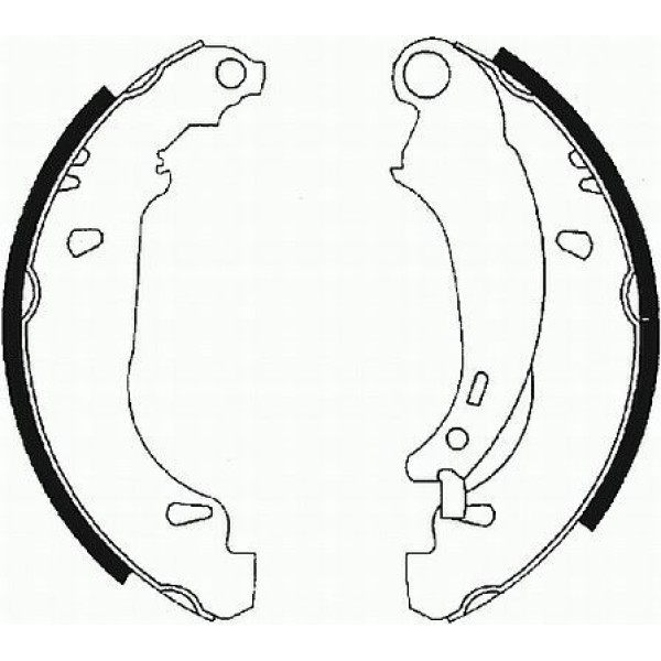 FERODO FSB584 Kampana Balata CLIO II CLIO Symbol / Logan 04- Sandero 08- 180X40