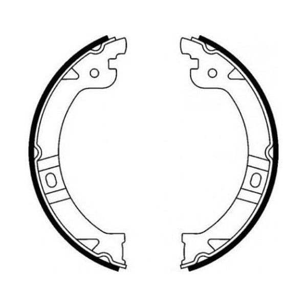 FERODO FSB597 Arka Pabuç Balata Alfa 145 (94-96)Voyager (95-01)Caravan (00-07)