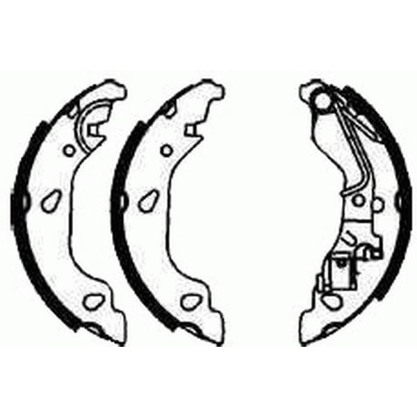 FERODO FSB603 Kampana Balata Punto 99-12 Punto Van 180X32 