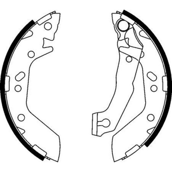 FERODO FSB606 Kampana Balata Accent 00-02 Mılenyum Excel 90-95 Pony 85- 180X36 