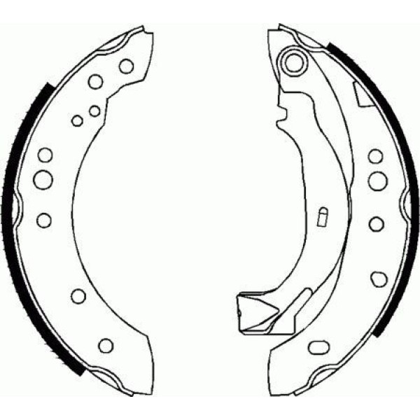 FERODO FSB626 Kampana Balata Sandero / 1007 05- / C2 02- C3 I 02- 203X38