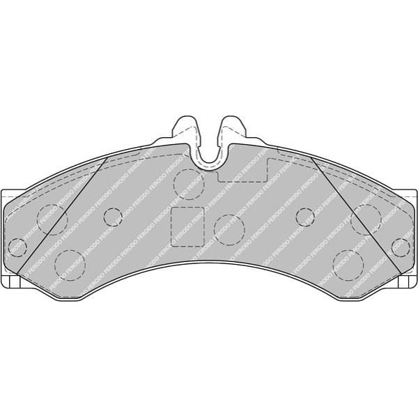 FERODO FVR1879 Fren Balatası Ön Arka Lt28-35 96-06 Lt28-46 96-06 / Sprinter 95-06 Yarım Ay Tıp