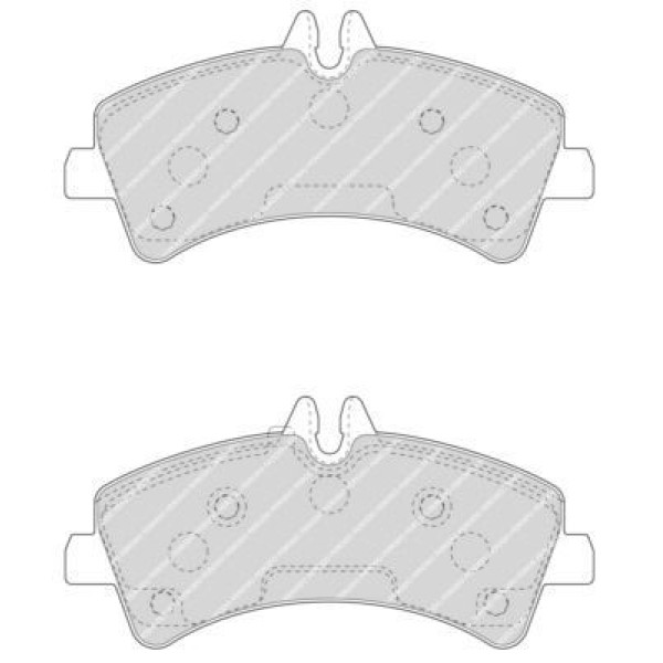 FERODO FVR4429 Fren Balatası Arka Crafter 06- / Sprinter 06- 5 Ton Çıft Teker 