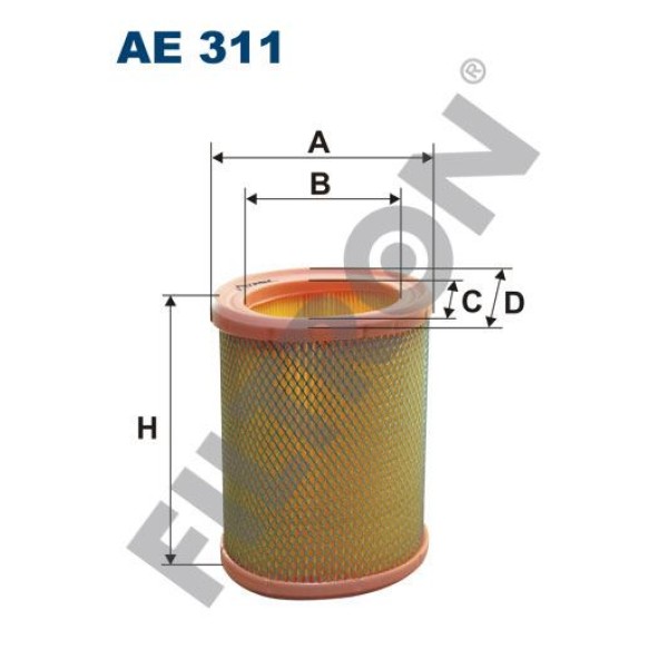 FILTRON AE311 Hava Filtresi Citroen Zx 1.1 60Hp (91-97) 