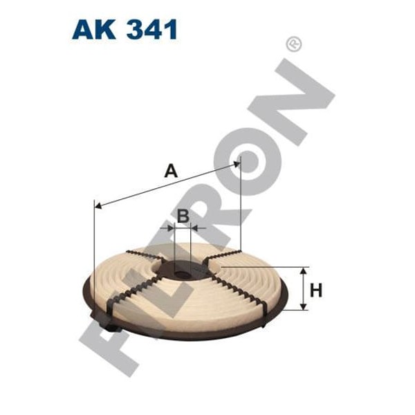 FILTRON AK341 Hava Filtresi Toyota Carina II 1.6 Xl 90Hp 12/87-11/89 