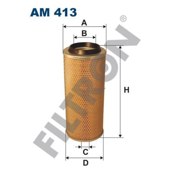 FILTRON AM413 Hava Filtresi VW Transporter/Bus (T3) 1.6 Td 70Hp 08/84-07/92