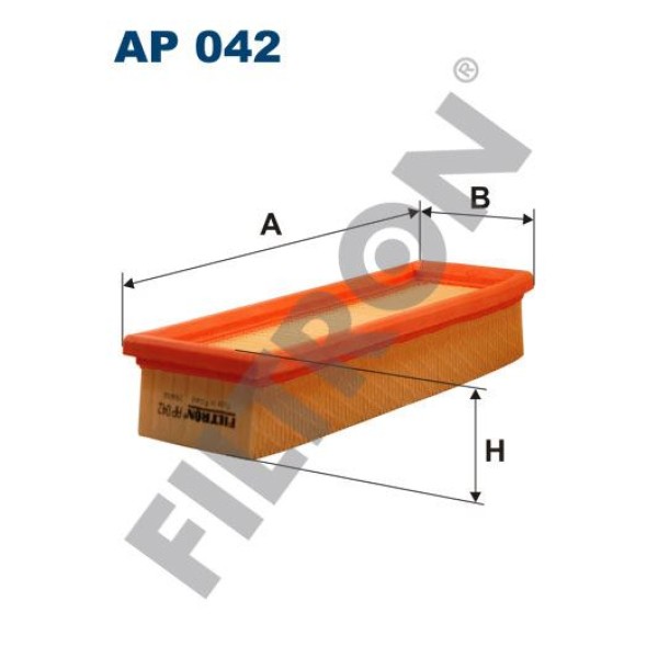 FILTRON AP042 Hava Filtresi Fiat Uno (146/158/246) 1.4 S İ.E. Kat. 70 70Hp 09/89-12/94