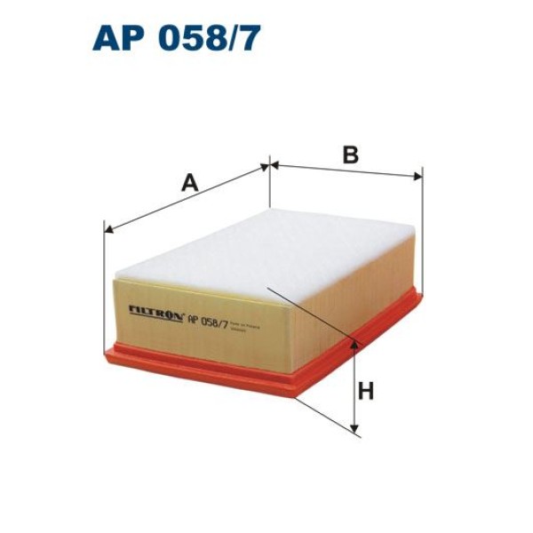 FILTRON AP058.7 Hava Filtresi P307-P308 2.0HDI 07- P3008-P5008 2.0HDI 10- C4 2.0 HDI Otomatıc 10- 