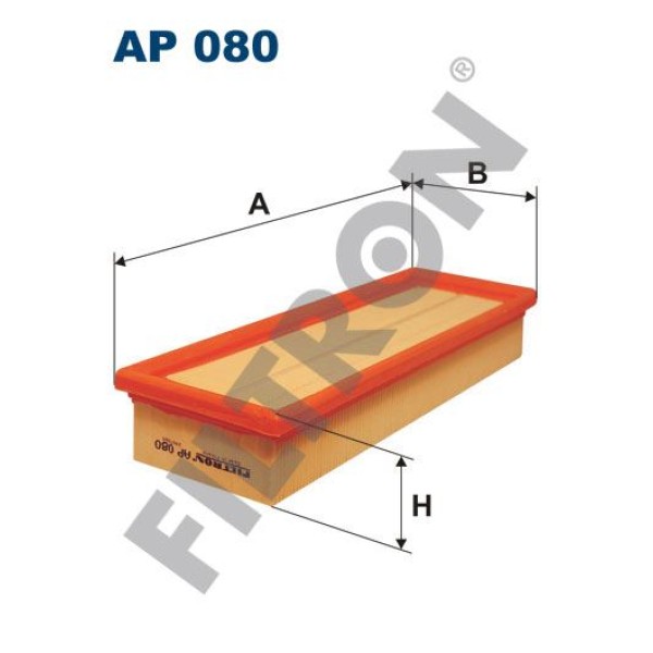 FILTRON AP080 Hava Filtresi CLIO II 1.4-1.6 (98-05)-Kangoo 1.4 97- Berlingo 1.8 97- Xantıa (93-98)-P 