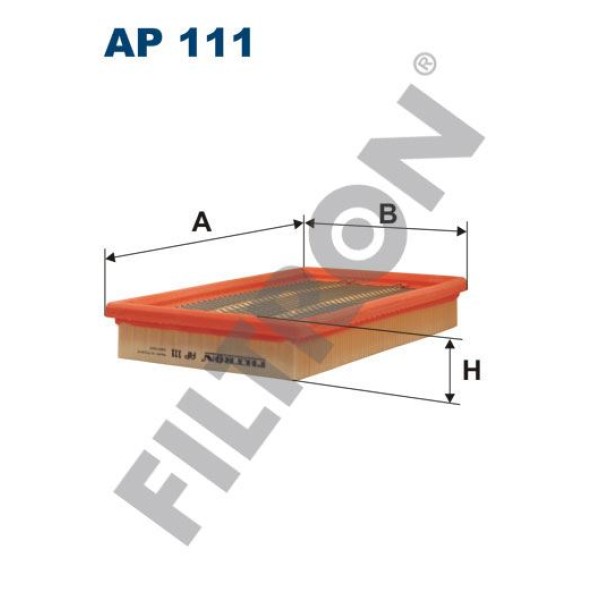 FILTRON AP111 Hava Filtresi Mazda 323 IV (Bg) 1.3 67Hp 09/89-07/94