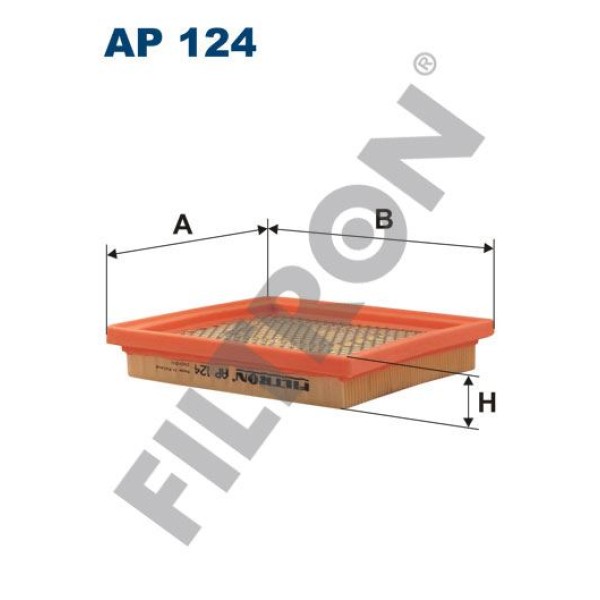 FILTRON AP124 Hava Filtresi Nissan Micra II 1.0-1.3-1.4 16V (92-03)- Micra III 1.0-1.2-1.4 16V 03- N