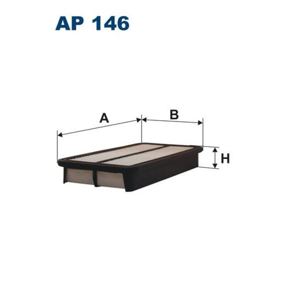 FILTRON AP146 Hava Filtresi Avensis 2.0 D (99-03) Camry 2.5 V6 (88-91) Carına II 2.0 D (88-92)