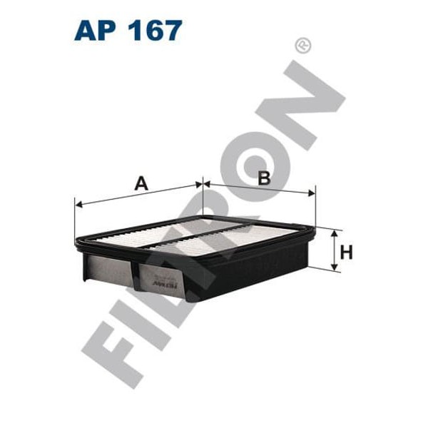 FILTRON AP167 Hava Filtresi Toyota Corolla Vıı (E10) 1.3 Xli 75Hp 09/95-04/97
