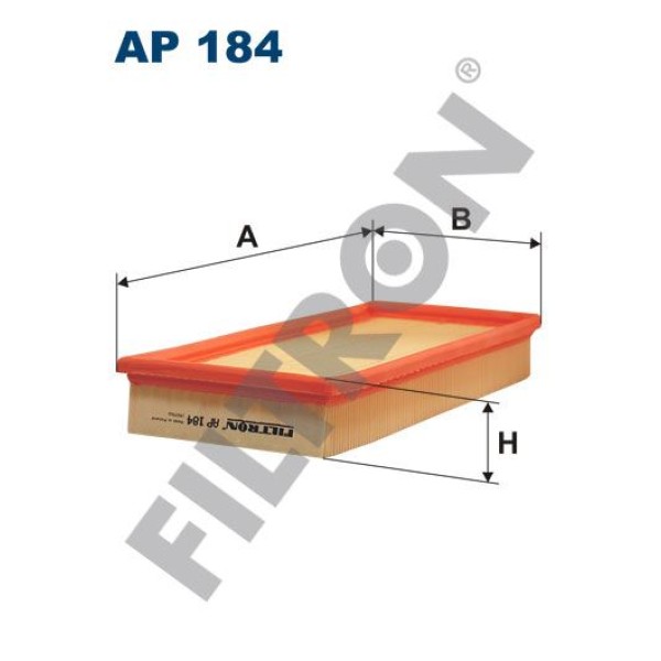 FILTRON AP184 Hava Filtresi Toyota Avensis I (T22) 2.0 16V 128Hp 01/98-10/00 