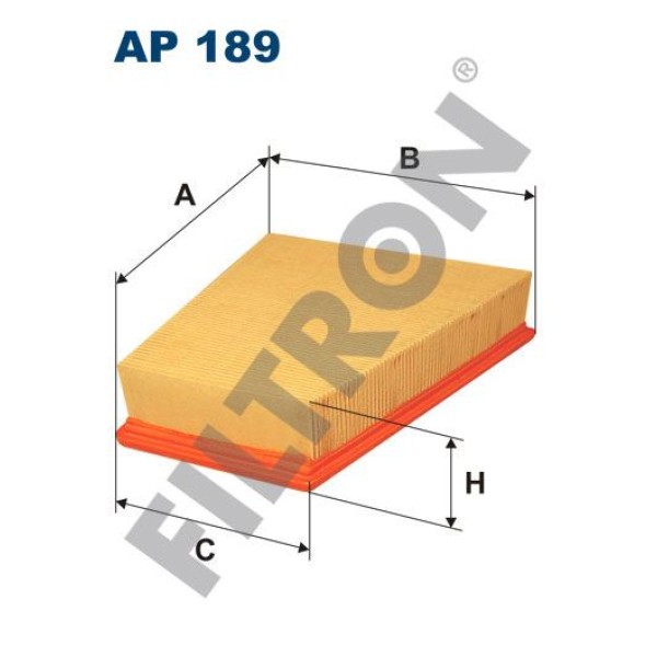 FILTRON AP189 Hava Filtresi Polo 07-Ibiza 09-Fabıa 00- 1.2-1.4 *(V)