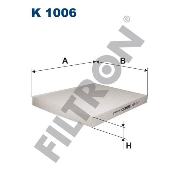 FILTRON K1006 Polen Filtresi Polo3-Polo Classıc-Golf3-Golf4-Bora-A3-Toledo(97-04)-Passat(01-05) 