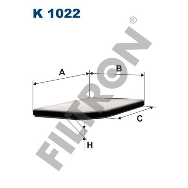 FILTRON K1022 Polen Filtresi Laguna 1.6-1.8-1.8 16V-2.0-2.0 16V-3.0-1.9Dtı-1.9DCI-2.2D (93-01) (Tüm