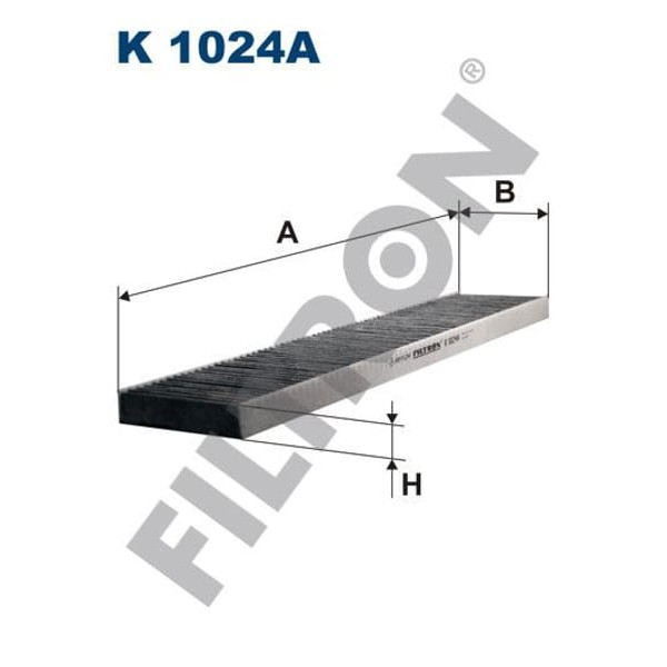 FILTRON K1024A Polen Filtresi Galaxy (95-06) Alhambra (96-10)Sharan 00- 1.9TDI-2.8-2.0TDI (Karbonlu)