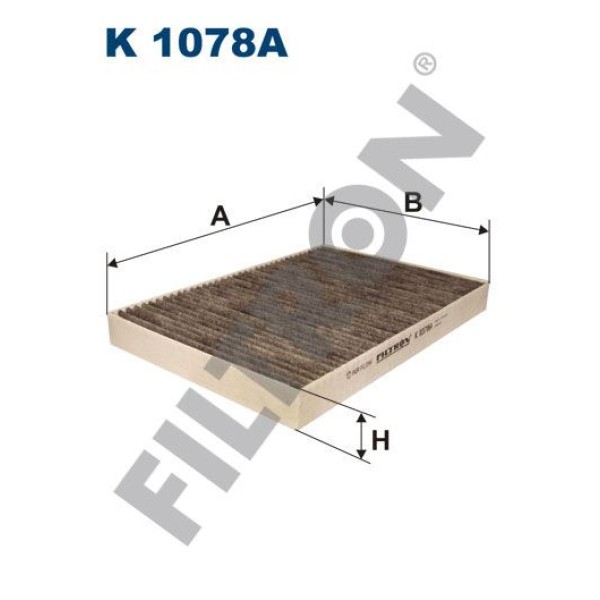 FILTRON K1078A Polen Filtresi A4-A6 1.8-1.8T-2.0-2.0TDI-2.4-2.5TDI-2.7TDI-3.0-3.2- Seat Exeo (Karbon