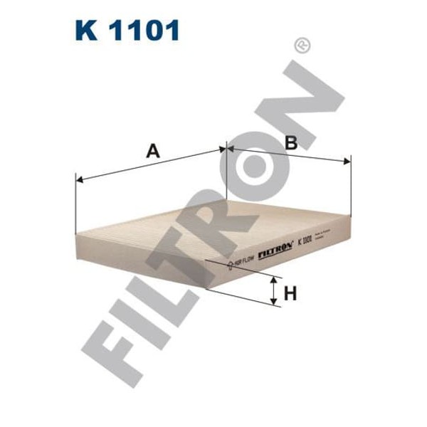 FILTRON K1101 Polen Filtresi Doblo 1.2-1.4-1.3Jtd-1.3D-1.9D-1.9Jtd 01- Punto 1.2 16V-1.8-1.3Jtd-1.9J 
