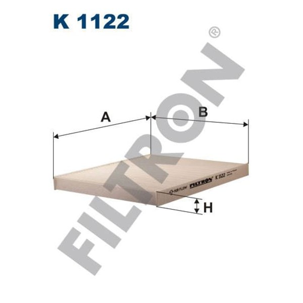 FILTRON K1122 Polen Filtresi Panda II 1.1-1.2-1.3 Jtd 03- Ka II 08- 500C 1.3D 09-
