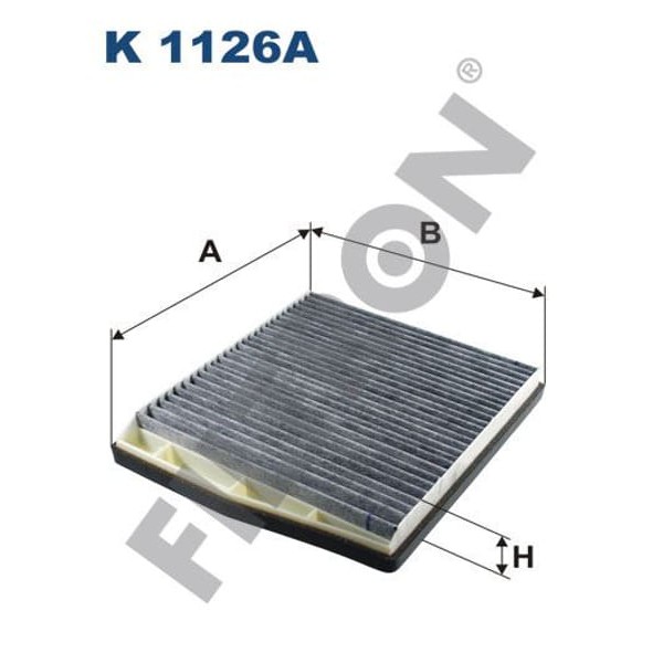 FILTRON K1126A Polen Filtresi Karbonlu Volvo S60 01- S80 98-06 V70 00- Xc70 00- Xc90 02- C70 98-05 (