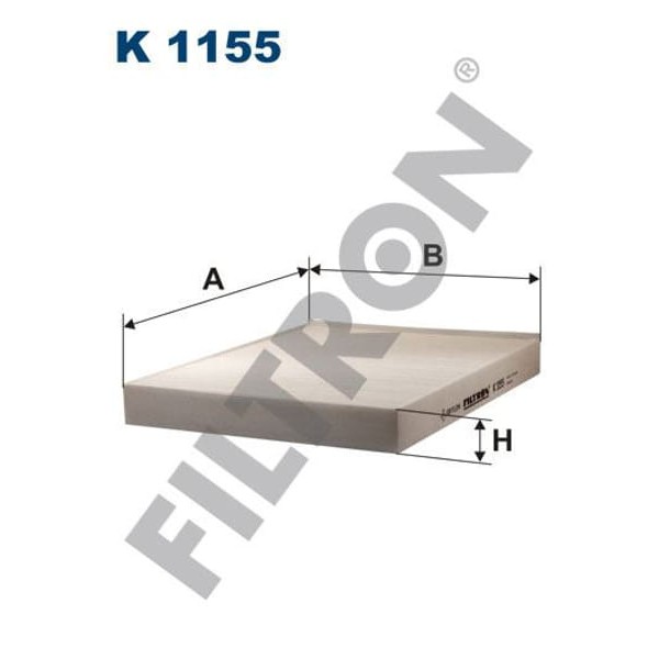 FILTRON K1155 Polen Filtresi Transporter T5 09- Multivan V 04- Touareg (04-10) Q7 10- Amarok 10- Por