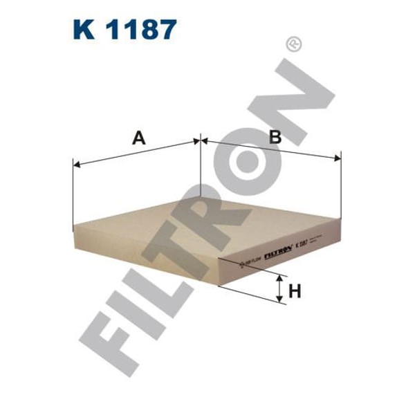 FILTRON K1187 Polen Filtresi Accord 2.0-2.4-2.2 (03-08)- Civic 1.6-1.8 (06-12)- Crv 2.0-2.2 07-
