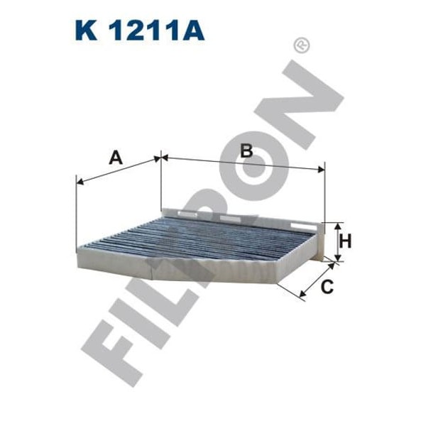 FILTRON K1211A Polen Filtresi VW Golf VI / Golf Plus (5K1/5. Aj5. 5M1. 517. 521) 2.0 Tsı Gtı 210Hp 0 