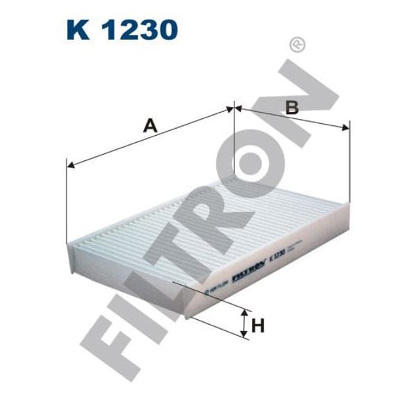 FILTRON K1230 Polen Filtresi Fluence 1.6 16V-2.0 16V-1.5 DCI 10- Nissan Juke 1.6-1.5 DCI 10- 