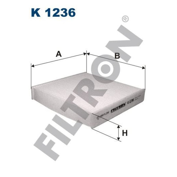 FILTRON K1236 Polen Filtresi Honda Jazz 1.2-1.4 02- Sedıcı 06- Swift III 06- Swift IV 10-