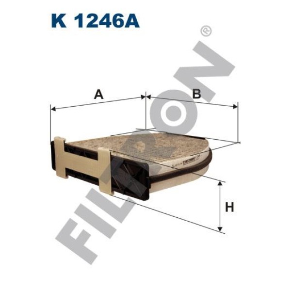 FILTRON K1246A Polen Filtresi Mercedes C Serisi (W204-S204)-Cls Serisi (C218) 