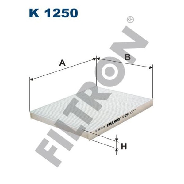 FILTRON K1250 Polen Filtresi Hyundai İx20 1.4 CRDI 90Hp 10- 