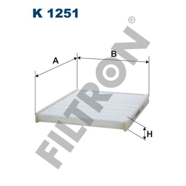 FILTRON K1251 Polen Filtresi Fiesta VI 1.4-1.6Tı-1.4TDCI-1.6TDCI 08- 