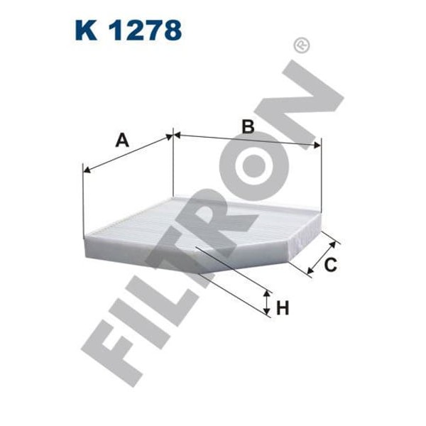 FILTRON K1278 Polen Filtresi Audi A5 Cabrio (8T-8F) 2.0 Tfsı 180Hp 08- 