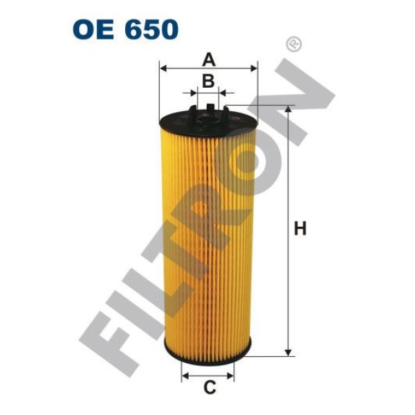 FILTRON OE650 Yağ Filtresi Passat (98-05) 2.5TDI- A4 (97-06)- A6 (97-05)- A8 (97-02) 2.5TDI (Afb-Akn